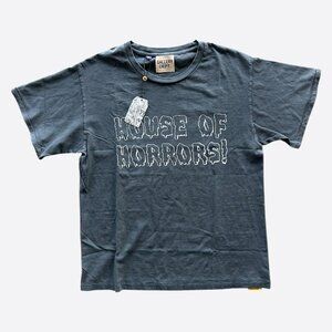 Gallery Dept Vintage Black House Of Horrors Logo Distressed T-Shirt